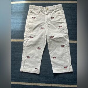 Toddler boy Vineyard Vines patriotic whale pants